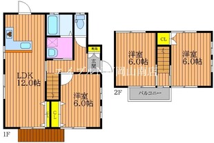 法界院駅 徒歩20分 1階の物件間取画像